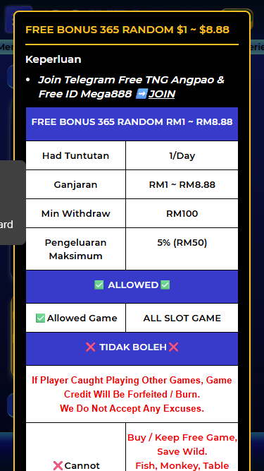 free bonus 365 random